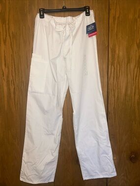 Cherokee White Workwear Scrub Pants with Originals Tag Unisex